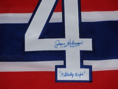 Jean Beliveau potpisao je Montreal Canadiens 10 šalica Jersey PSA/DNA RBK Premier - Autografirani NHL dresovi