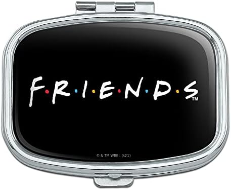 Prijatelji logotip bijeli pravokutnik tableta kućišta s poklon kutijom