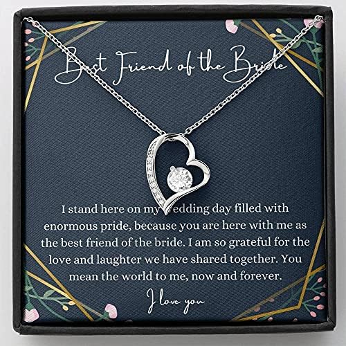 Nakit za poruke, ručno izrađena ogrlica- Personalizirano poklon srce, poklon za najboljeg prijatelja za mladenke od mladenke do bestie
