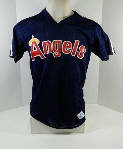1983-90 California Angels 53 Igra je koristila Blue Jersey Batting Practing 251 - Igra korištena MLB dresova