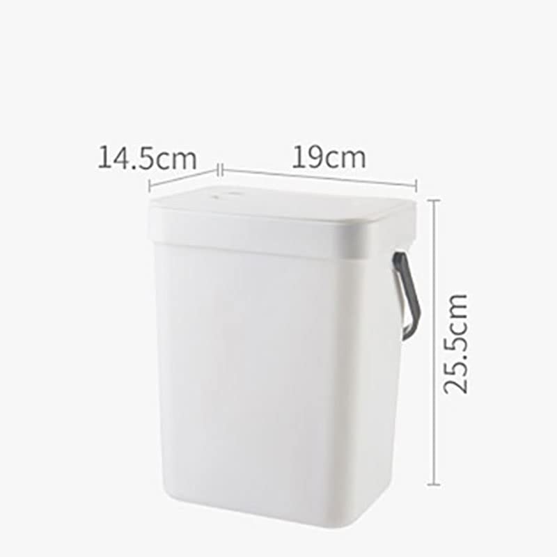 Kuhinjska viseća kanta za smeće vodootporna zidna kanta za kupaonicu i toalet s poklopcem