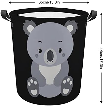Preslatka koala košara za rublje torba za košaru za rublje torba za pohranu rublja sklopiva visoka s ručkama