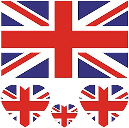Površina Europska šalica 6 * 6 cm Britanski Vodootporni ventilatori naljepnica Zastava Kućni dekor bucmaste naljepnice za Valentinovo