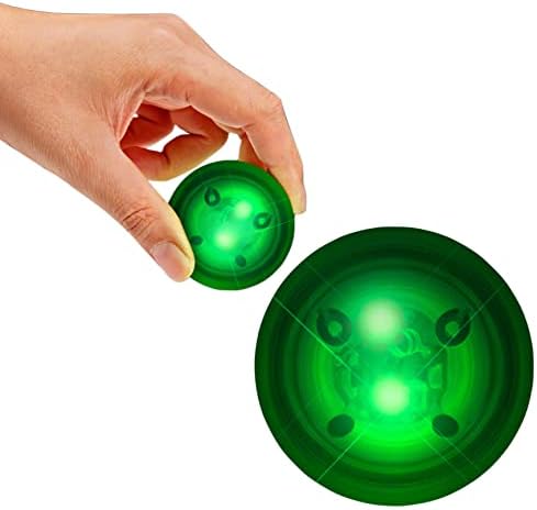 Blinkee LED utjecaj aktiviranog odskočnog kuglice zeleno | Rukomet i sportovi za reketu | 1,5 inča | 1 lopta po naručenoj količini.