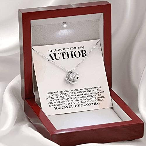 Autorski poklon, poklon za pisce, buduća prodaja autor, darovi pisaca, objavljeni autorski poklon, ogrlica za pisanje, poklon ogrlica