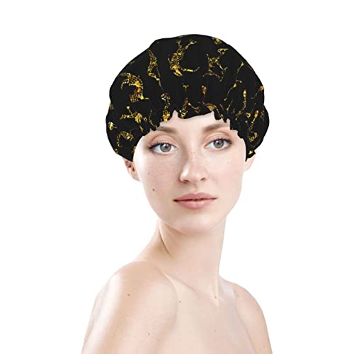 Žene za višekratnu upotrebu rastezanja šešir za kosu ljubavnik figura klizanje dvostruke slojeve vodootporne poklopce za tuširanje