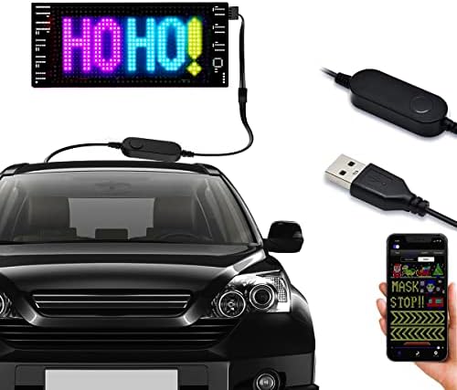 Timelux Smart LED znak, CAR PART by Bluetooth aplikacija, fleksibilna i pomična LED matrična ploča, LED zaslon za trgovinu, bar, trgovinu