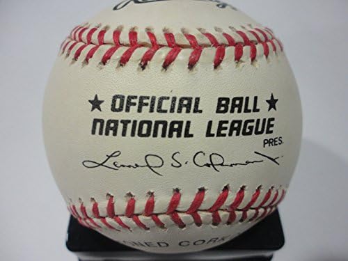 Bobby Hughes Milwaukee Brewers potpisali su autogramirani N.L. Bejzbol w/coA