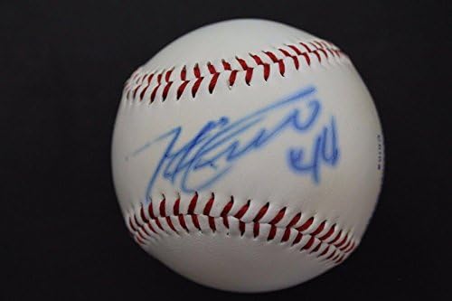 Héctor Carrasco Boston Red Sox Twins Reds Autogram potpisan MLB bejzbol h - Autografirani bejzbols