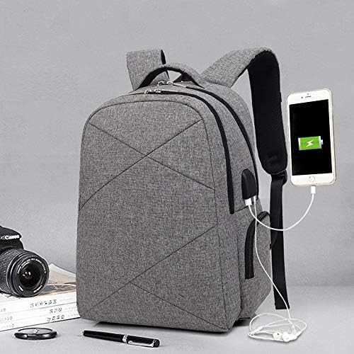 Acroa ruksaci za muškarce, USB punjenje ruksaka Slobodno vrijeme i poslovna muška torba vodootporna torba za prijenosno računalo