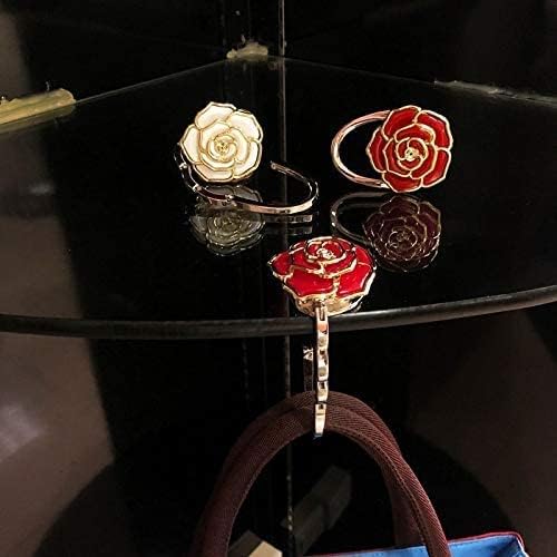 Nttham duo er ruža u obliku kuka za odlaganje prijenosnih torbica vješalica cvjetna vrećica za vješalica savijanje stol za kuka torbica