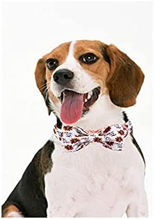 HfdgdfK Dan zahvalnosti pamučni ovratnik za pse s kravatom pureće ovratnike za mali srednji veliki pas
