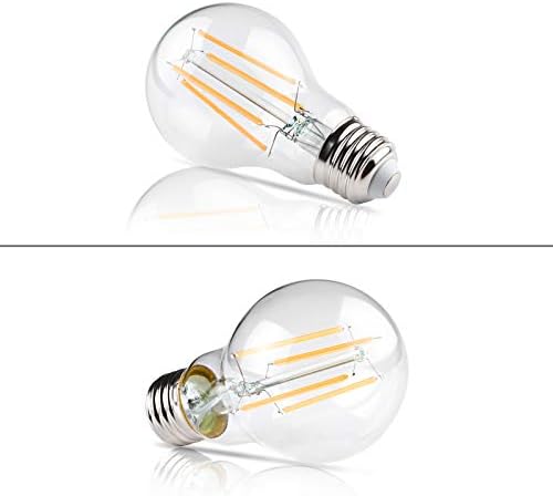 926 LED žarulje sa žarnom niti, ekvivalent 60 vata, topla bijela 2700K, klasično prozirno staklo, led žarulja 919, 12 kom.