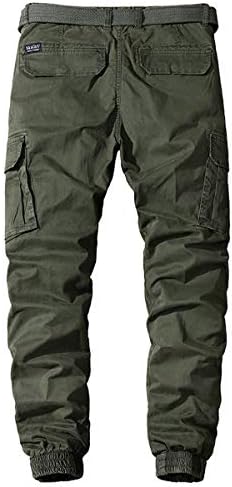 Ebossy muški gležanj Zip Multi Pocket Outdoor Work Tactical Twill Jogger Cargo hlače
