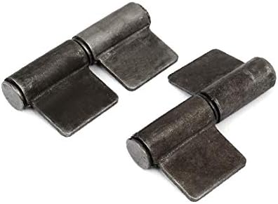 X-DREE ormarići ormarići metal metal od 360 stupnjeva zavarivačka zglob siva 3-inčni 6pcs (Armario Gabinete puerta metal 360 Grados