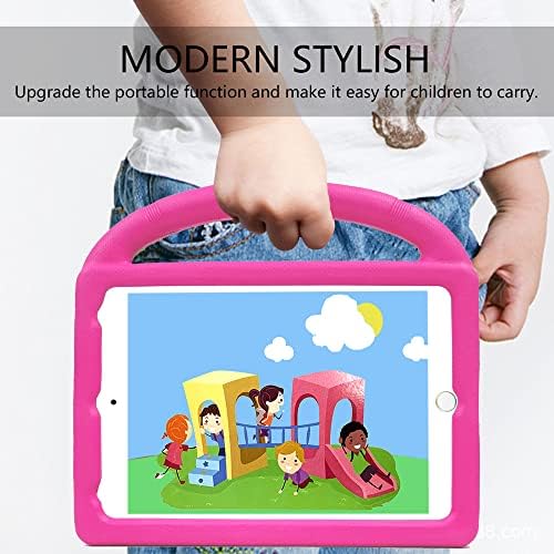 Xboun Kids Slučaj za iPad Mini 5 4 3 2 - Serija kotača za automobile Eva šokalna ručka Friendly Convertible Stand za iPad Mini 5 generacija,
