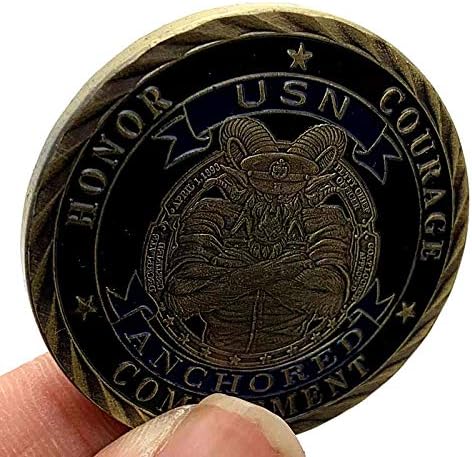 Sjedinjene Države mornaričke rezervne suvenir brončane kovanice Coin COVENDEMORATIVNI COIN COLCELEBIBLE IZLAZA