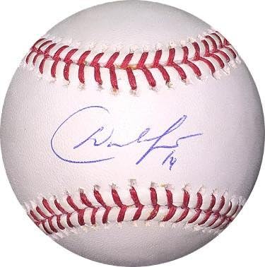 Austin Jackson potpisao je službeni bejzbol -hologram glavne lige - bejzbol s autogramima