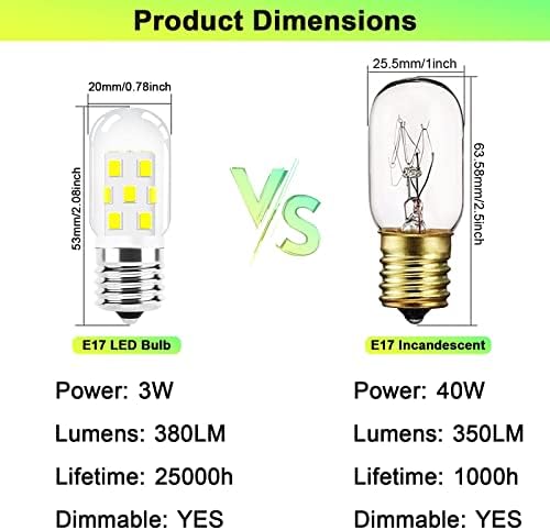 LED žarulja za mikrovalnu pećnicu iznad štednjaka 8206232 _ ekvivalent žarulje sa žarnom niti od 40 vata, LED žarulja s mogućnošću