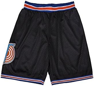 Cnallarne muške košarkaške kratke hlače svemirski film košarkaške kratke hlače bijele/crne