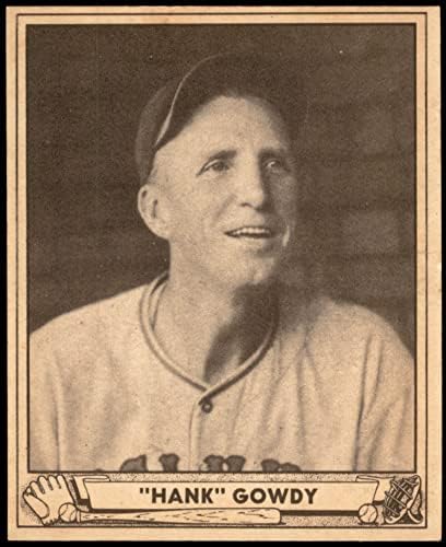 1940. igranje lopte 82 Hank Gowdy Cincinnati Reds nm Reds