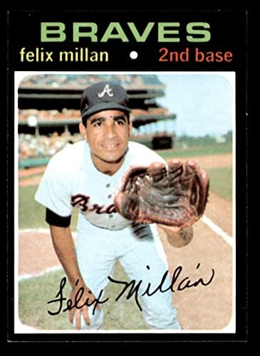 1971. Topps 81 Felix Millan Atlanta Braves NM Braves