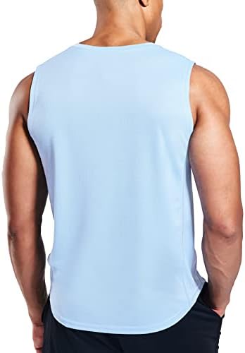 Haimont muške košulje za vježbanje bez rukava Brzi suhi mišićni tenk top reciklirani poliesterska atletska teretana plivanje trčanje
