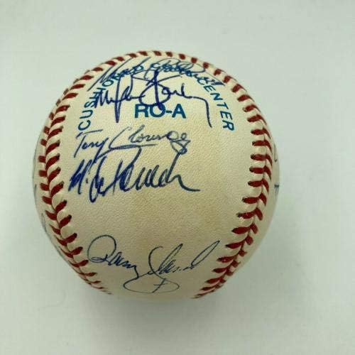 Derek Jeter Mariano Rivera Cour Četiri rookie 1995 Yankees potpisao bejzbol JSA - Autografirani bejzbol