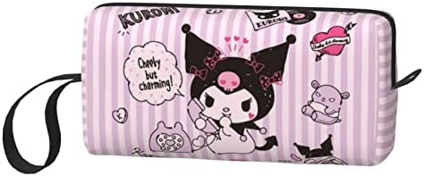 Anime kozmetička torba za žene slatka torba za pohranu ljubičasta toaletna torba putna kozmetička torba Prijenosna torba za dnevni