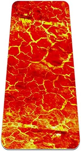 Površina vulkanske lave Zibze tekstura magme visokokvalitetna gusta prostirka za jogu od ekološke gume za zdravlje i kondiciju Protuklizna