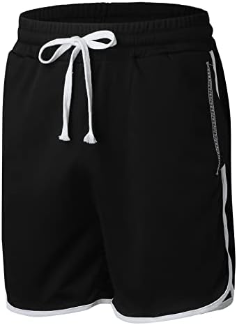 Xiaobu trening kratke hlače muške vučne elastične struke labave fitness sportove kratke hlače solidne džepne ljetne kratke hlače