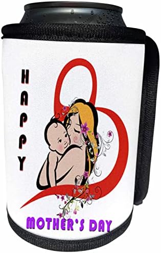 3Drose Milas Art - Dan majki - mama zagrljaj bebe - može hladiti omot boca