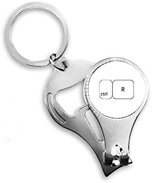 Simbol tipkovnice Ctrl R Art Deco Poklon modni nokat za nokat za nokat ključa otvarač za bočicu za bočicu