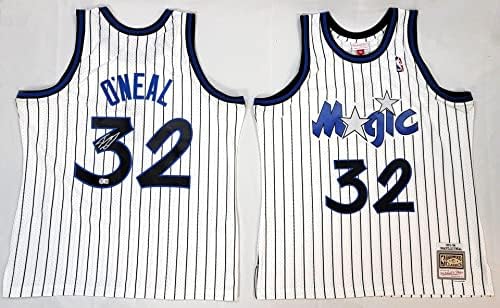 Shaquille O'Neal Autographid Orlando Magic White 1993-94 Mitchell & Ness Swingman Jersey Beckett svjedoči - Autografirani NBA dresovi