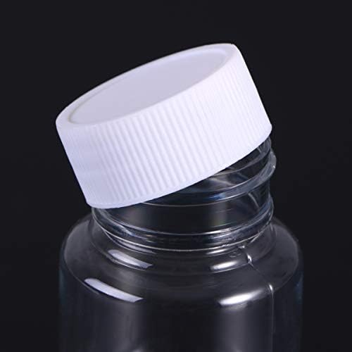 Losion 12pcs 80ml prozirne prazne plastične bočice za tablete boca za lijekove prazne posude za reagense s čepovima za tekući prah