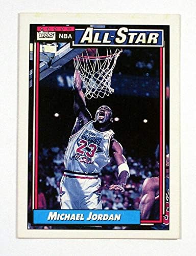 1992-93 Topps All-Star Michael Jordan 115 Bulls Blank Back-košarkaške karte