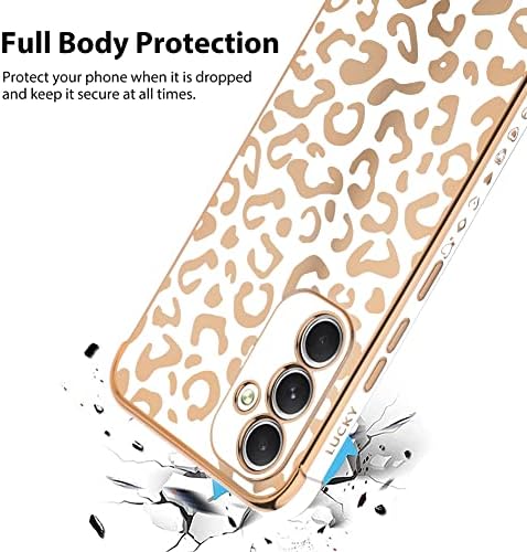 Bonoma za Samsung Galaxy A54 5G slučaja leopard talata luksuzna elegantna elegantna kućica zaštitnik kamere Soft TPU zaštitni udarni