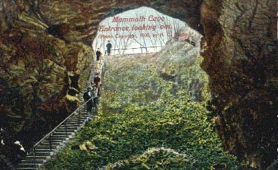 Špilja Mammoth, razglednica u Kentuckyju