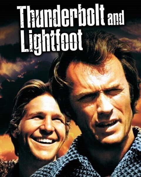 Thunderbolt i Lightfoot Jeff Bridges i Clint Eastwood Buddies 5x7 fotografija