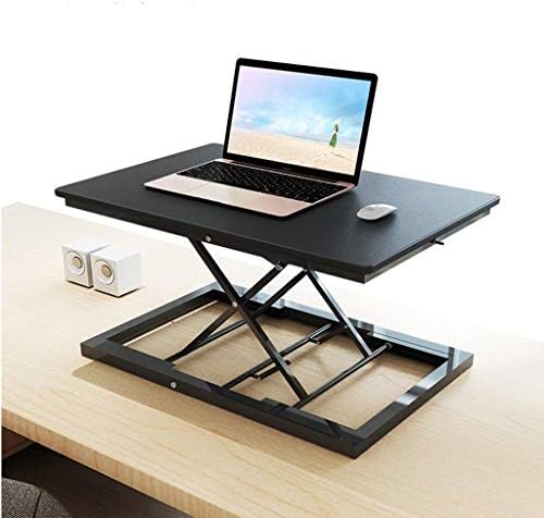 Quul stojeći stol, podesivi podesivi stalak za sjedenje, pretvarač laptop stoji veliko široko uspon crne boje, stolna tablica računala