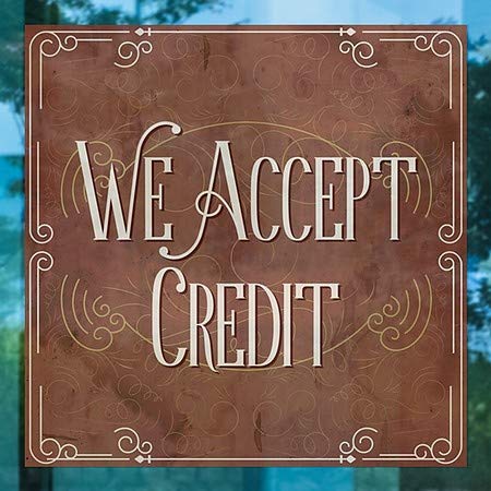 CGSIGNLAB | Prihvaćamo kreditnu -viktorijsku karticu Clear Sping prozori | 24 x24