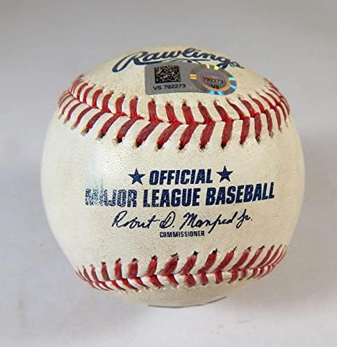 2022. Milwaukee pivari u igri Miami Marlins koristili su bejzbol Ashby Rojas Ball - Igra korištena bejzbola