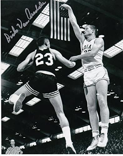 Dick Van Arsdale Indiana Hoosiers Action potpisan 8x10 - Autografirane NBA fotografije