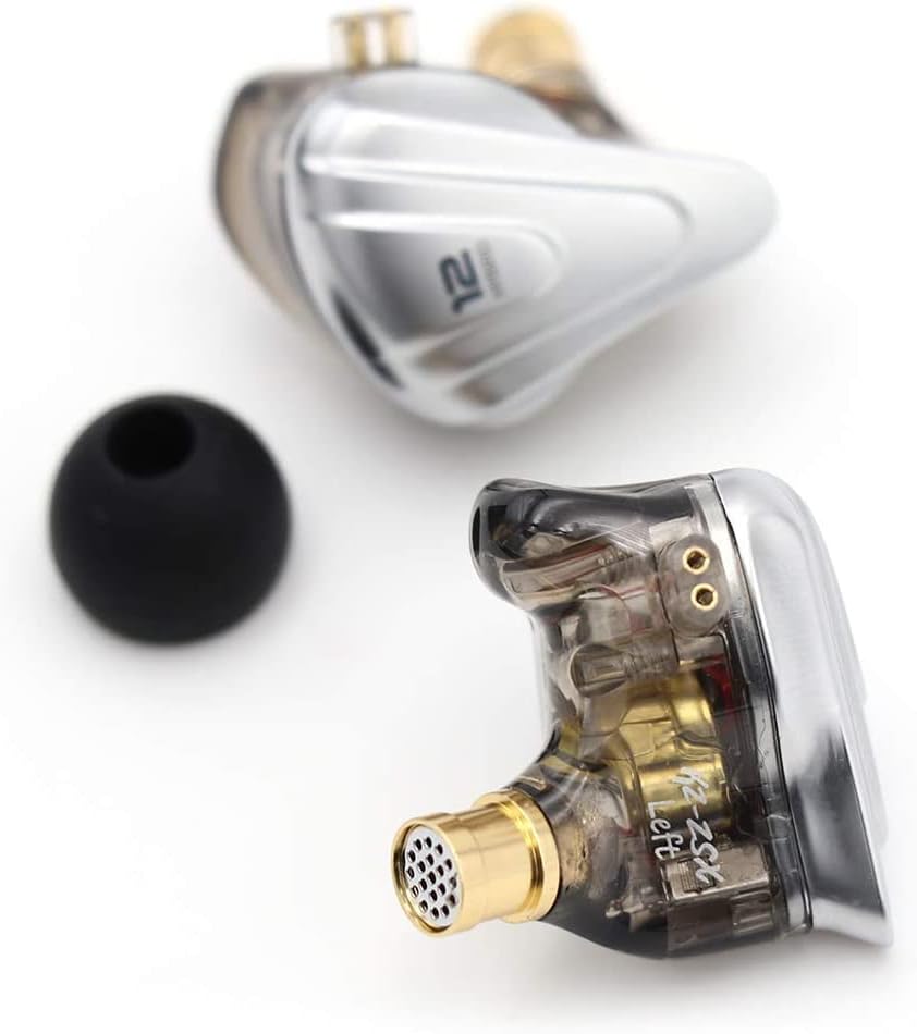 KZ ZSX UN-ERES Monitori 5BA+1DD 6 Hibridni hibridni vozački slušalice Hifi slušalice s cink legurama s prednjem pločama, 0,75 mm 2