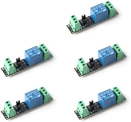 Jessinie 5PCS 1 kanal DC 3V/3.3V modul releja 3V releja s relejnim modulom s OptoCoupler relejnim modulom izoliranim upravljačkim pločama