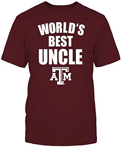 Fanprint Texas A&M Aggies majica - najbolji ujak na svijetu - Bold