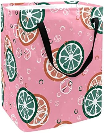 Limun zelena narančasto ružičasta ljetna tiskana sklopiva košara za rublje vodootporne košare za rublje od 60 l košara za pranje odjeće