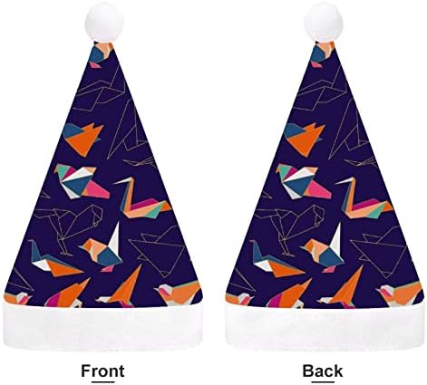 Šarene papirnate Origami ptice lastavice Božićni Šeširi volumetrijski Šeširi za odrasle Božićni šešir za blagdane Božićni pribor za