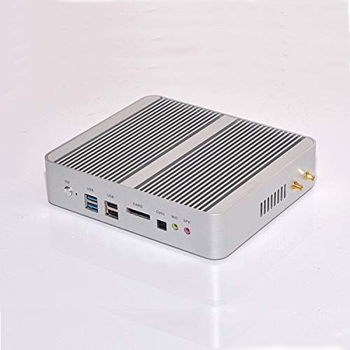 Industrijski PC Skylake i7 6500U, fanless PC, mini-kućište-PC RAM 8G 256G SSD Rich IO: DP, HDMI USB3.0 LAN SD čitač kartica Aluminijsko
