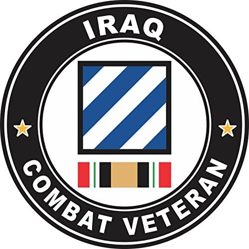 Vojni veterinarski dućan američka vojska 3. pješačka divizija irački borbeni veteran naljepnica naljepnica naljepnica 3.8